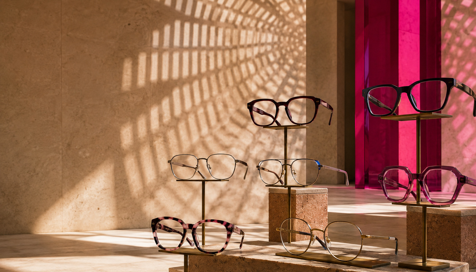 Curated independent eyewear collection in the IEAF campaign setting